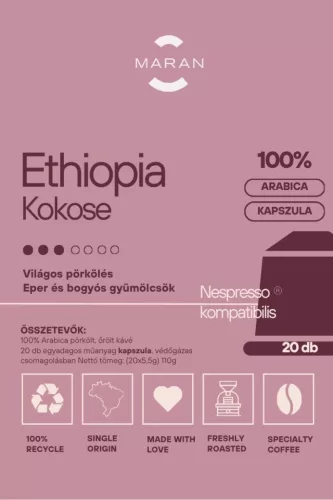 Ethiopia Kokose – 20 db kávékapszula