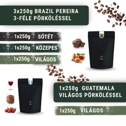   Kezdő Csomag - Belépő a specialty kávék világába - 4x250g 